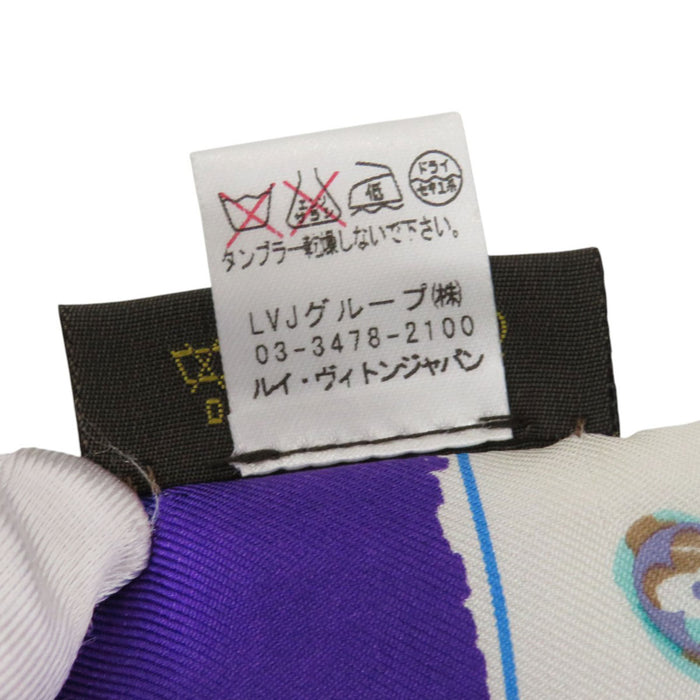 LOUIS VUITTON 
LV seta 
bandana monogramma splash sciarpa