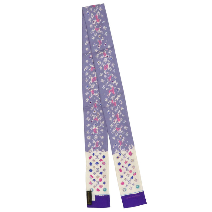 LOUIS VUITTON 
LV seta 
bandana monogramma splash sciarpa