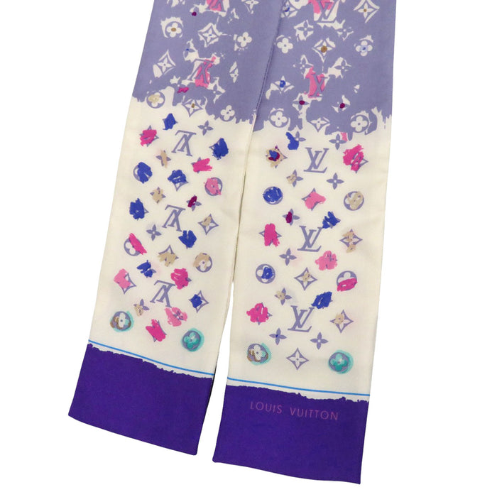 LOUIS VUITTON 
LV seta 
bandana monogramma splash sciarpa