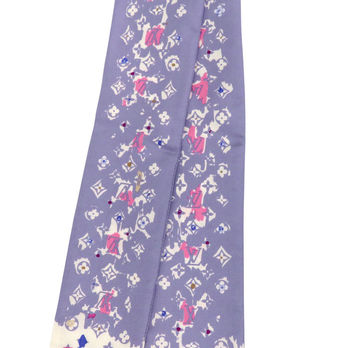 LOUIS VUITTON 
LV seta 
bandana monogramma splash sciarpa
