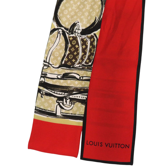 LOUIS VUITTON 
LV シルク 
バンドー トランク スカーフ 
モノグラム