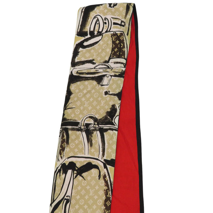 LOUIS VUITTON 
LV シルク 
バンドー トランク スカーフ 
モノグラム