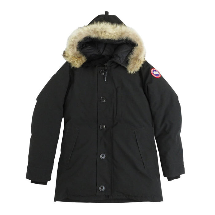 CANADA GOOSE 
ワッペン フード コヨーテ 
ファー ダウンジャケット
