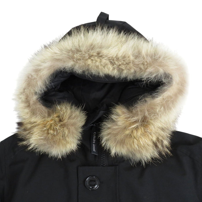 CANADA GOOSE 
ワッペン フード コヨーテ 
ファー ダウンジャケット