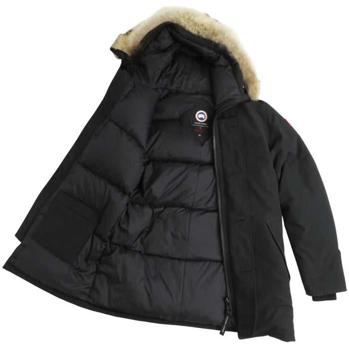 CANADA GOOSE 
ワッペン フード コヨーテ 
ファー ダウンジャケット