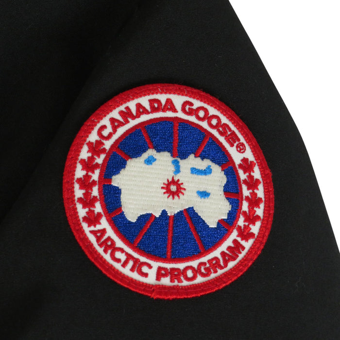 CANADA GOOSE 
ワッペン フード コヨーテ 
ファー ダウンジャケット