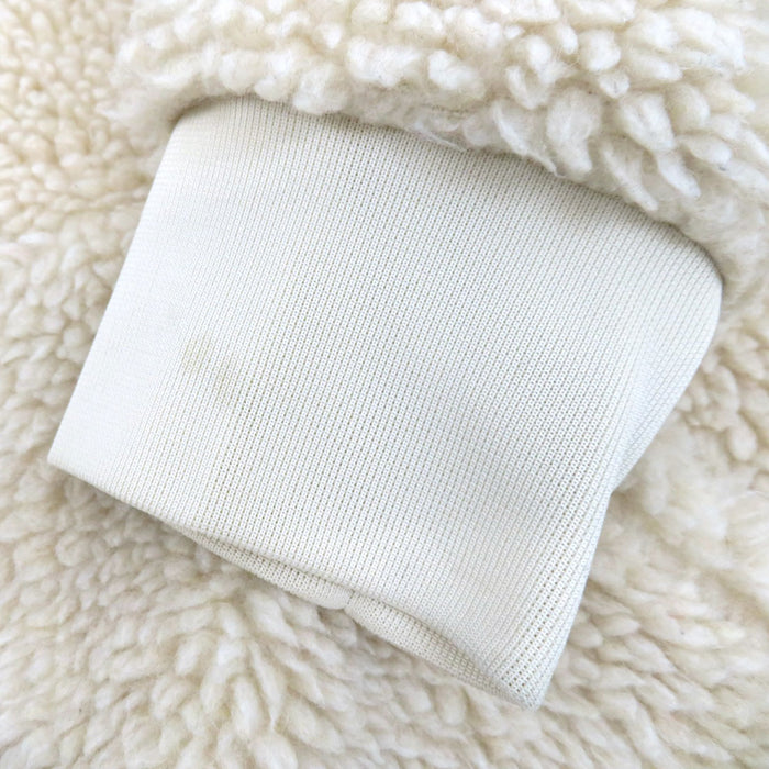 MONCLER 
ワッペン ダブルジップ 2023年製 
バックロゴ エンブロイダリー ボア ジップアップ パーカー