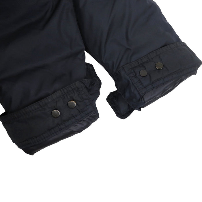 MONCLER 
ワッペン ナイロン ウール 切替 ハイネック 
BLAIS ダウンジャケット