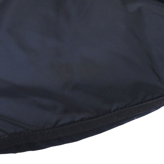 MONCLER 
ワッペン ナイロン ウール 切替 ハイネック 
BLAIS ダウンジャケット