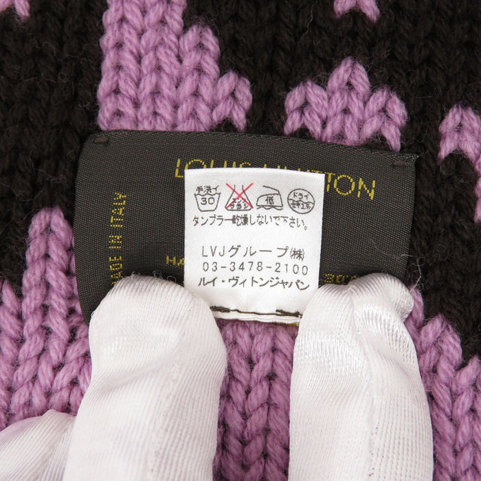 LOUIS VUITTON 
LV ウール 
エシャルプ グラン フロア マフラー 
モノグラム