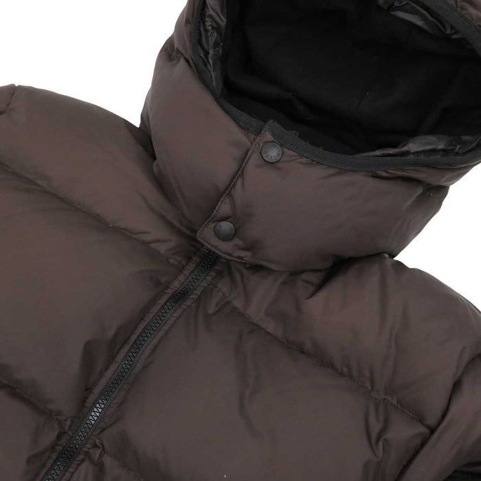 MONCLER 
ワッペン ジップアップ フード ナイロン 
ダウンジャケット