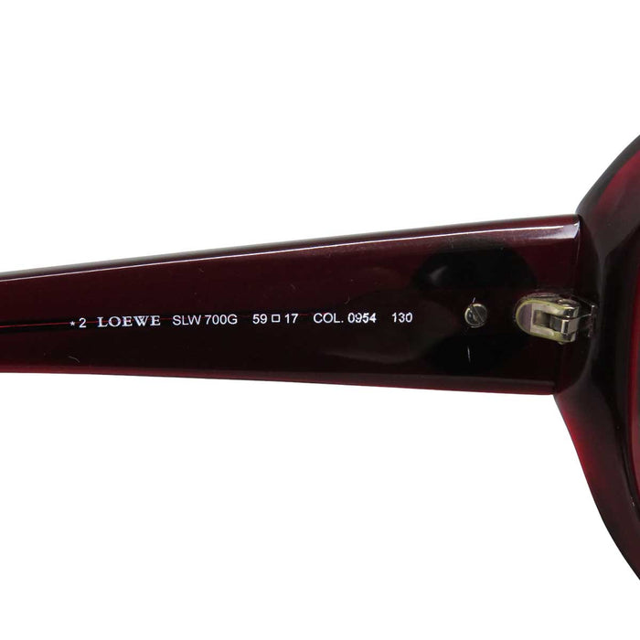 LOEWE 
オーバル SLW700G COL.0954 130 
ロゴ サングラス