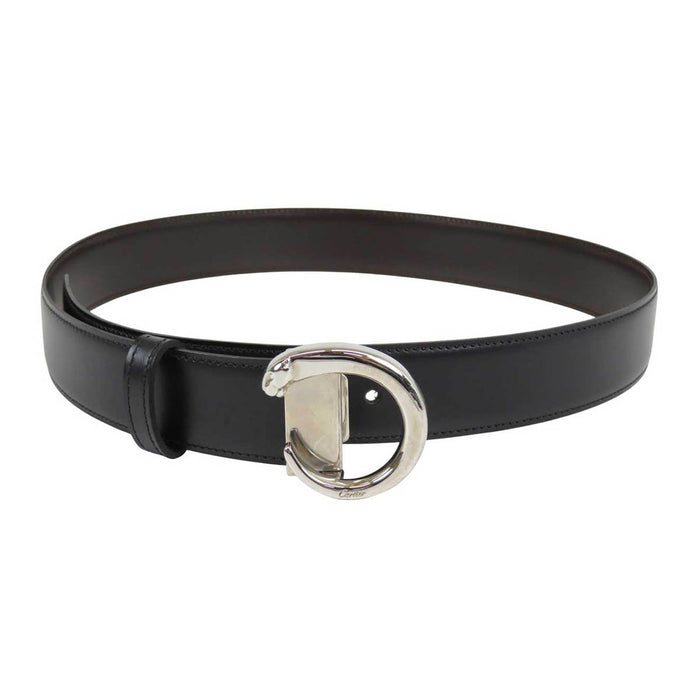 CARTIER
Cintura reversibile Panthère
in pelle con fibbia color argento