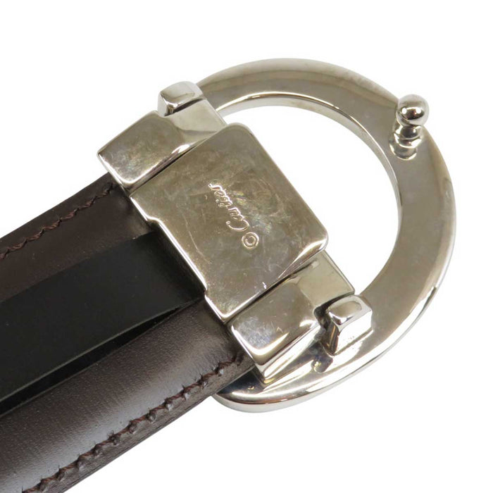 CARTIER
Cintura reversibile Panthère
in pelle con fibbia color argento