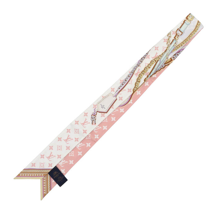 路易威登
LV 标志 挂锁 图案 丝绸 细长围巾 BB 终极 围巾
单色印花