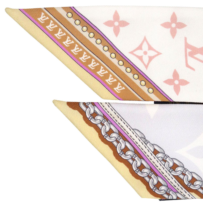 路易威登
LV 标志 挂锁 图案 丝绸 细长围巾 BB 终极 围巾
单色印花