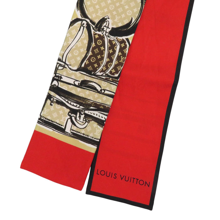 LOUIS VUITTON 
LV シルク 
バンドー トランク スカーフ 
モノグラム