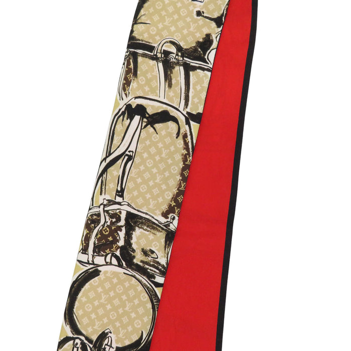 LOUIS VUITTON 
LV シルク 
バンドー トランク スカーフ 
モノグラム
