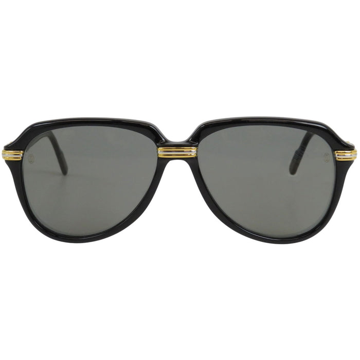 CARTIER 
1545302 アビエーター 
ロゴ サングラス