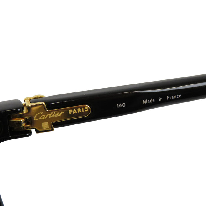 CARTIER 
1545302 アビエーター 
ロゴ サングラス