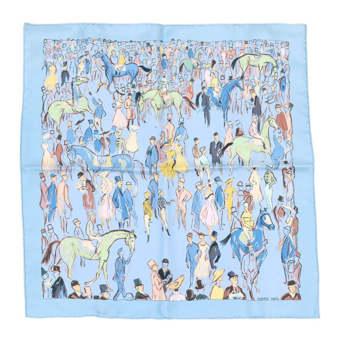 HERMES 
シルク 馬 
ガヴロッシュ パドック スカーフ