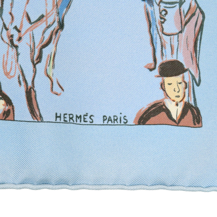 HERMES 
シルク 馬 
ガヴロッシュ パドック スカーフ