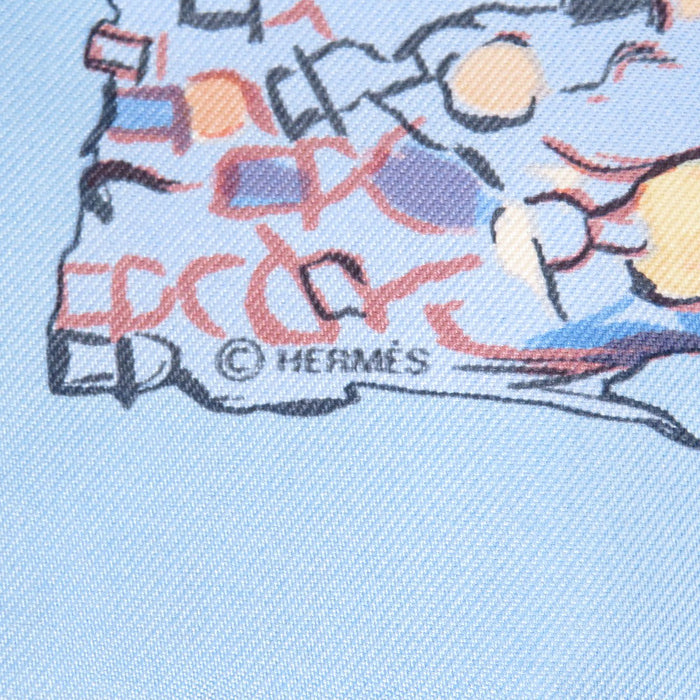 HERMES 
シルク 馬 
ガヴロッシュ パドック スカーフ