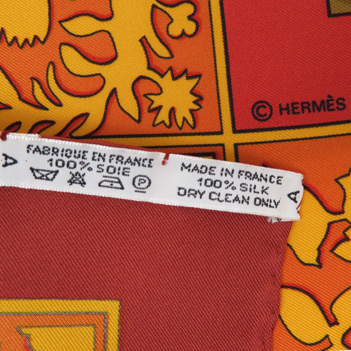 HERMES 
シルク 大判 アニマル 
カレ 90 EARLY AMERICA 古き良きアメリカ スカーフ