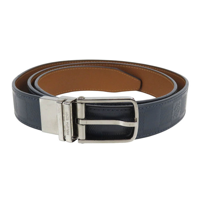 LOUIS VUITTON 
LV ロゴ レザー 30MM 
ダミエ アンフィニ ベルト