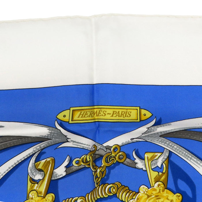 HERMES 
スカーフ 大判 シルク 
カレ 90 LE MORS A LA CONETABLE 轡の気品