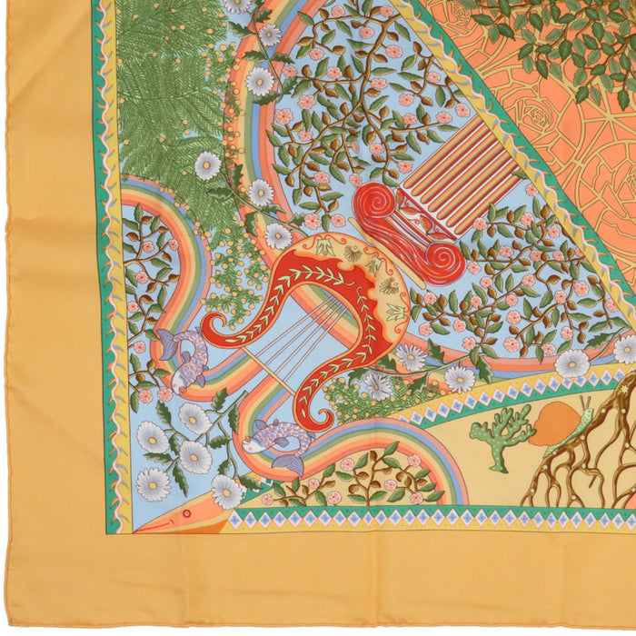 HERMES
Silk Large Square Bird Plant
Carré 90 Axis Mundi World Axis Scarf