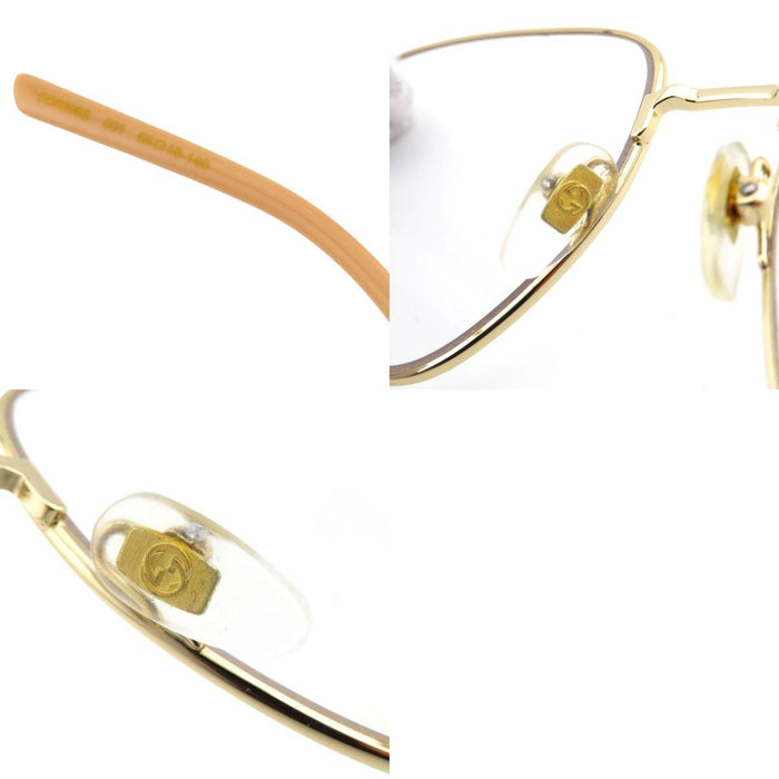 GUCCI 
インターロッキングG UVカット 
ポリゴン型 クリアレンズ サングラス