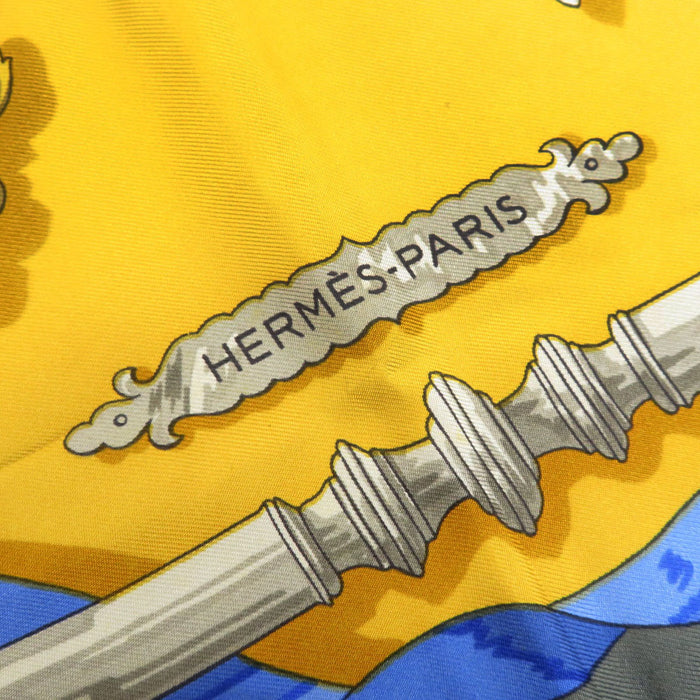 HERMES 
スカーフ 大判 シルク 
カレ 90 FERRONNERIE 鉄細工