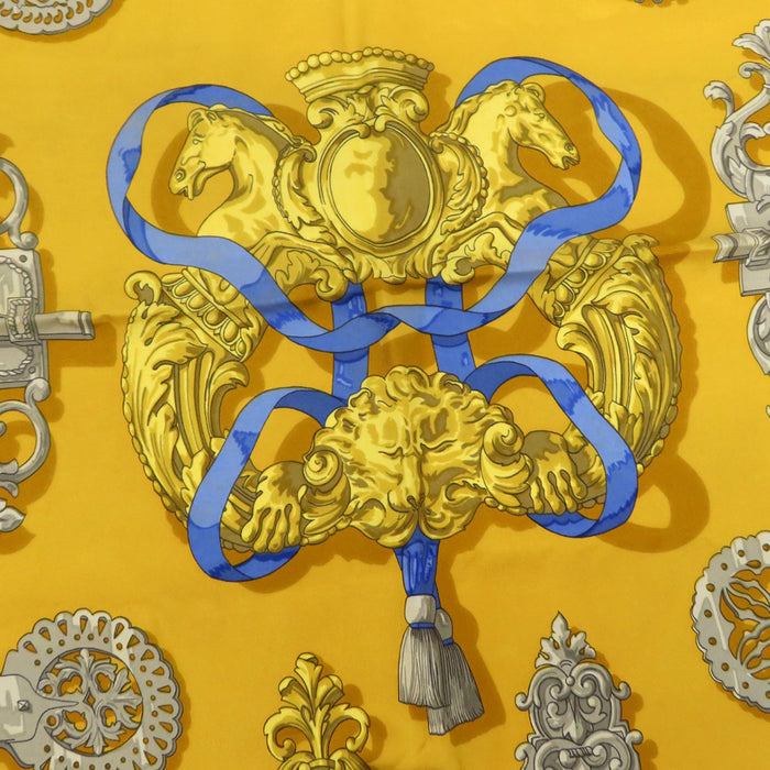 HERMES 
スカーフ 大判 シルク 
カレ 90 FERRONNERIE 鉄細工