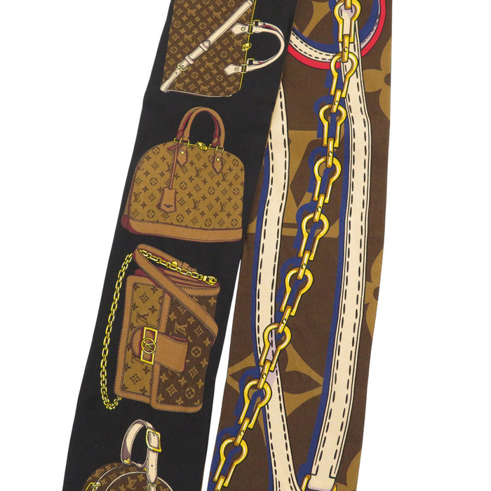 LOUIS VUITTON 
LV シルク 
バンドー トリビュートトゥ スカーフ 
モノグラム