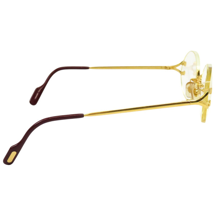 CARTIER 
ロゴ 
リムレス ツーポイント アイウェア