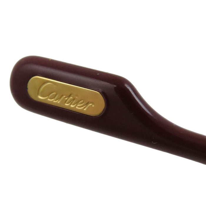 CARTIER 
ロゴ 
リムレス ツーポイント アイウェア