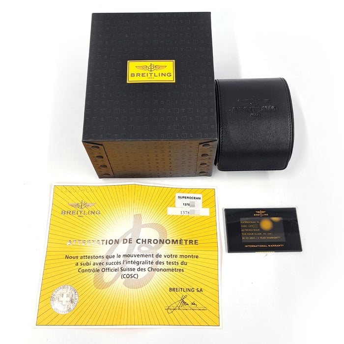BREITLING 
Superocean 42 Revisionato 
Con scatola e garanzia