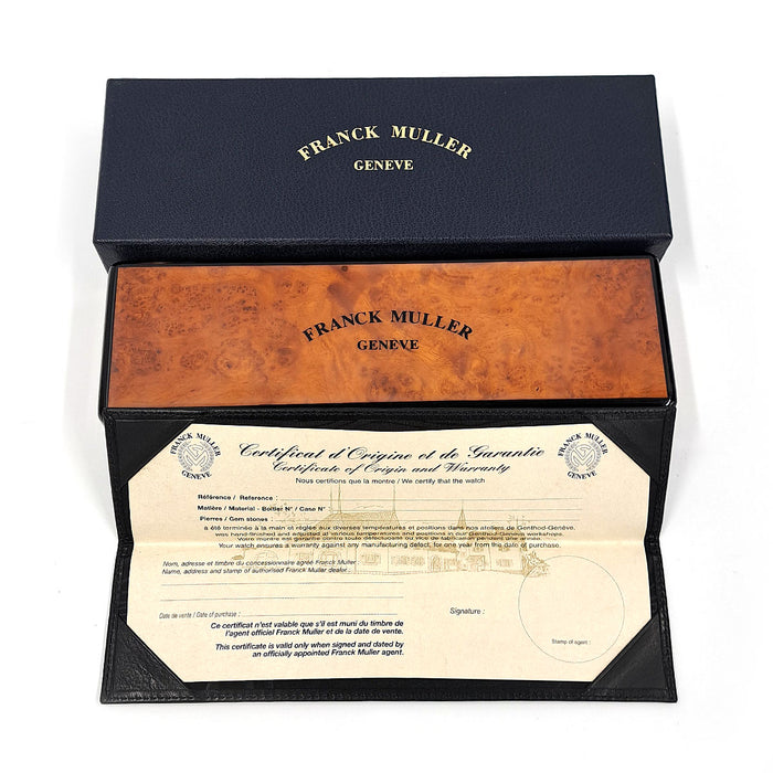 FRANCK MULLER  
托諾曲線錶殼  
附盒子與保證書