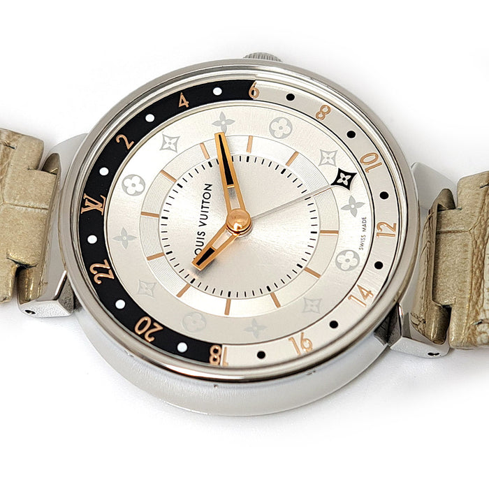 路易威登  
鼓形月相双时区腕表  
附带盒子和证书