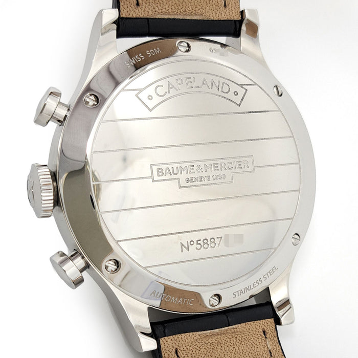 Baume & Mercier 
ケープランド クロノグラフ 
箱ギャラ付