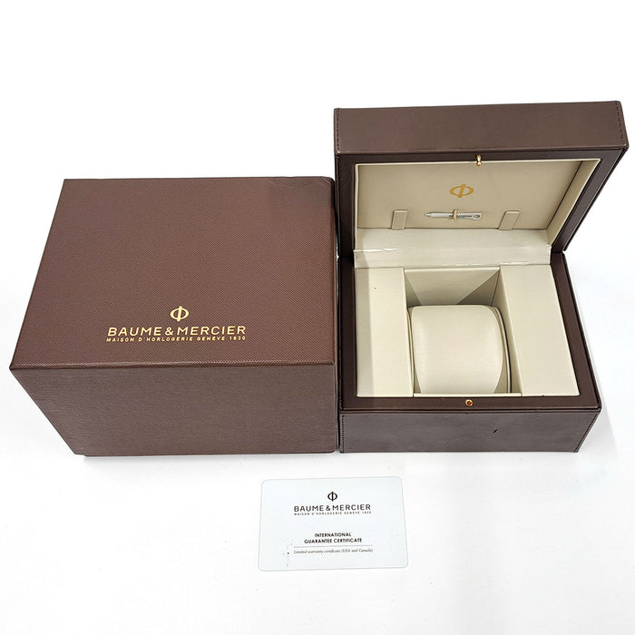 Baume & Mercier 
ケープランド クロノグラフ 
箱ギャラ付