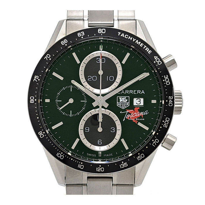 TAG HEUER Carrera Chronograph Toscana Hill Road with Box