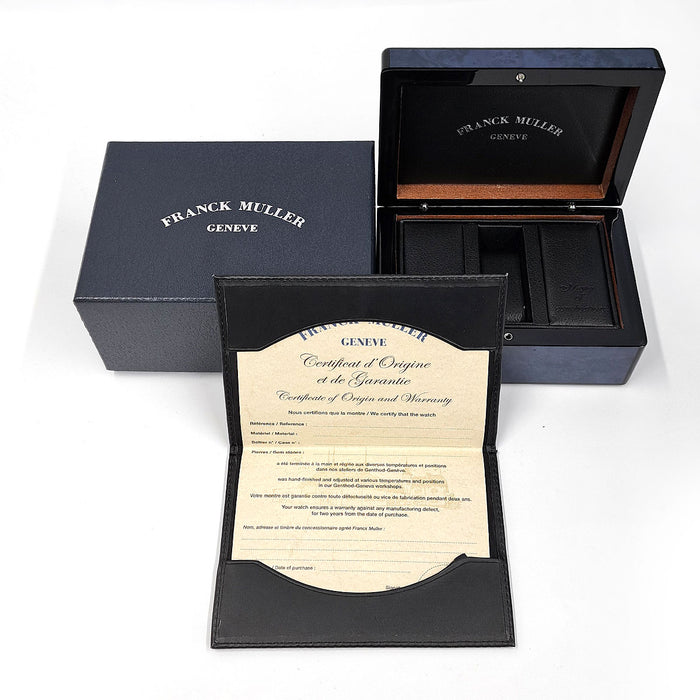 FRANCK MULLER 
Tonneau Curvex 
With Box and Guarantee Card