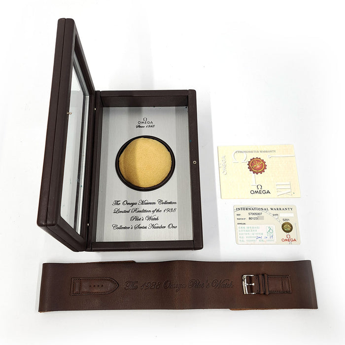OMEGA 
Collezione Museo Orologio da Pilota 
con scatola e garanzia