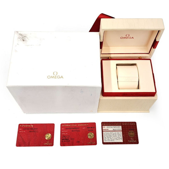 OMEGA De Ville Prestige Butterfly with Box and Warranty Card