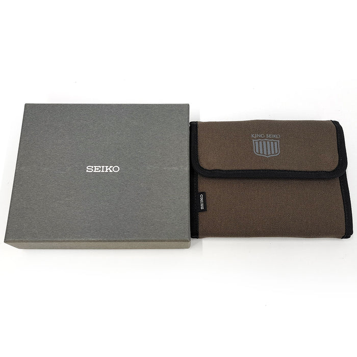 SEIKO King Seiko Mechanical Bordeaux Dial With Box