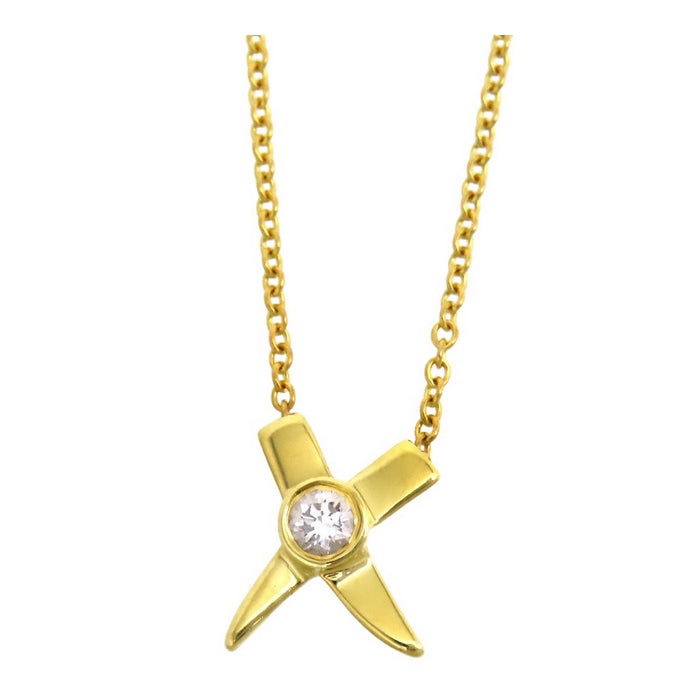 TIFFANY&Co. 
Kiss Diamond Necklace