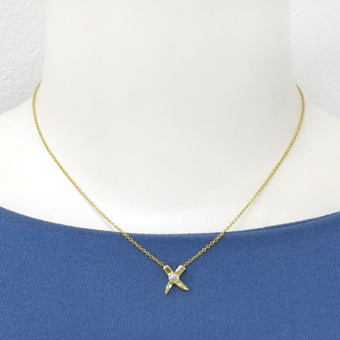 TIFFANY&Co. 
Kiss Diamond Necklace