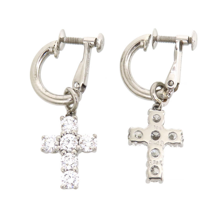 Gimel 
Cross Motif Earrings